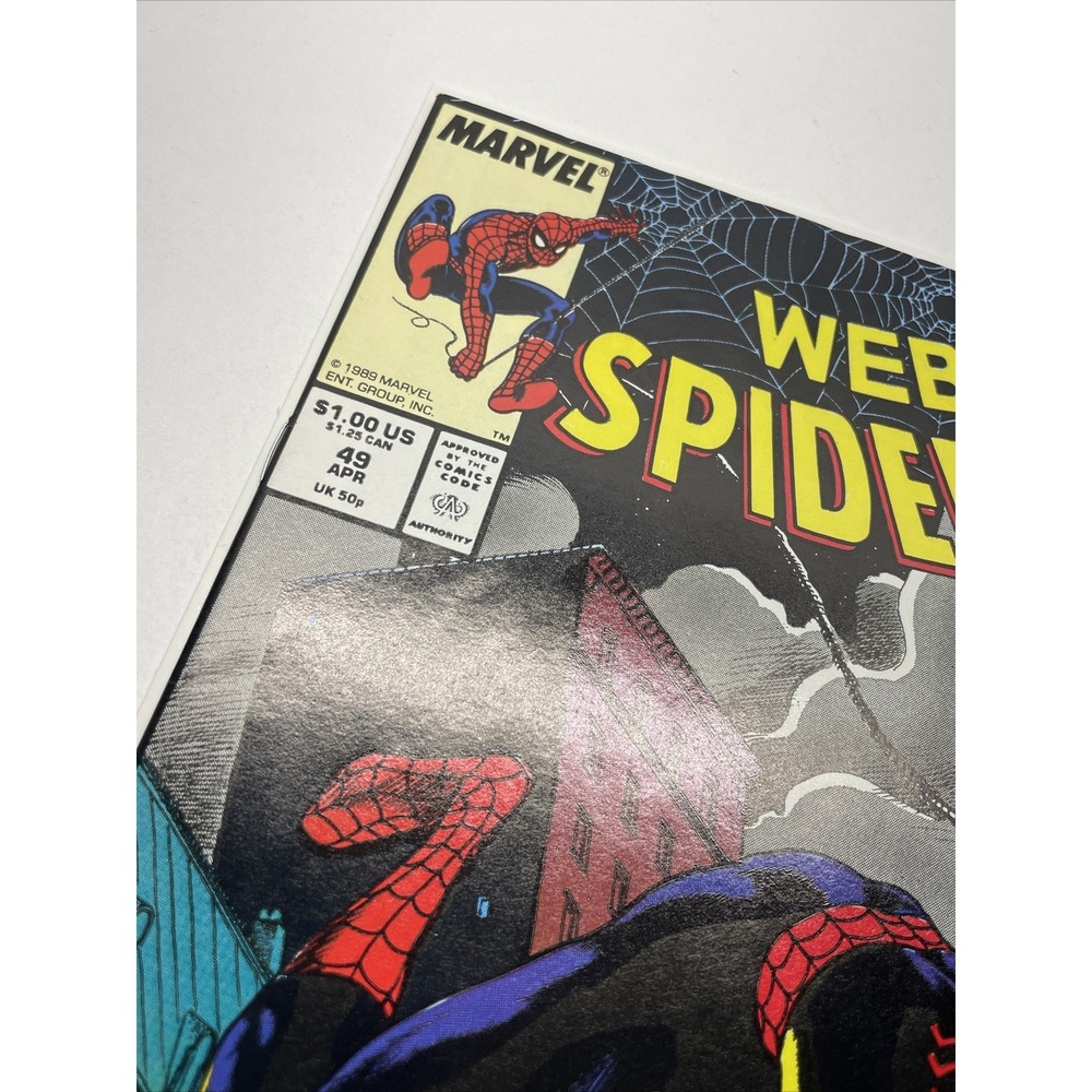 MARVEL WEB OF SPIDER-MAN 49 APR COMIC BOOK - Picture 5 of 11